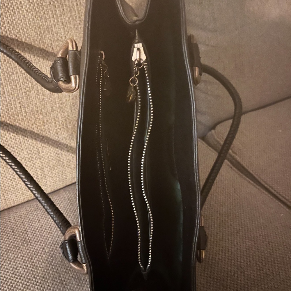 Vintage Barry Kieselstein Italian leather cord  equestrian purse - Picture 3 of 4